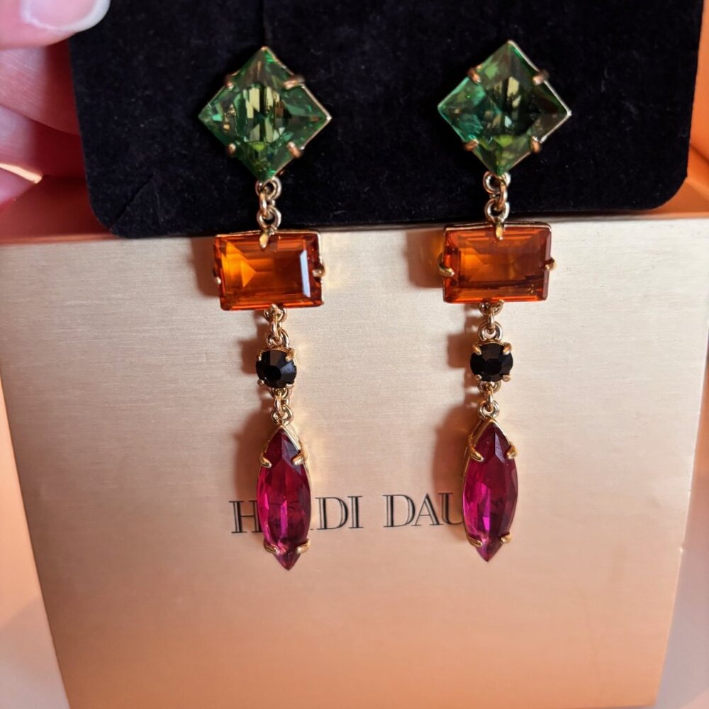 HEIDI DAUS MULTICOLOR EARRINGS